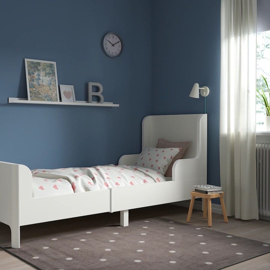 BUSUNGE IKEA -Ліжко,яке росте з дитиною,регулюється довжина)