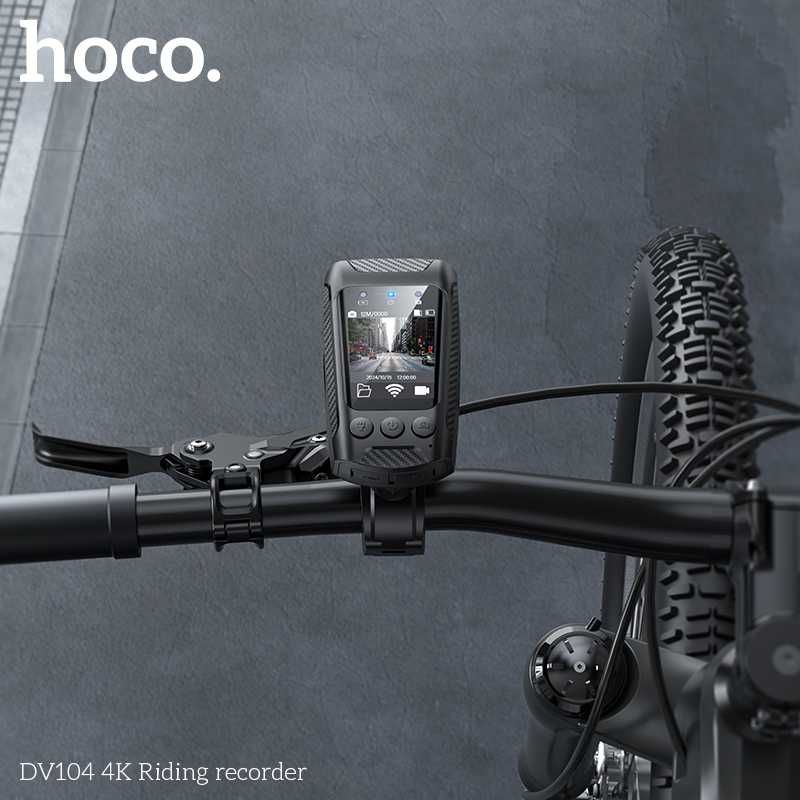 Відеореєстратор велосипедний HOCO DV104 4K Riding recorder Black