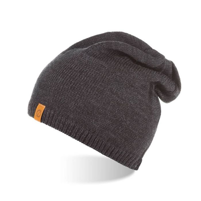 ciepła czapka zimowa z polarem męska beanie cz2-dgr