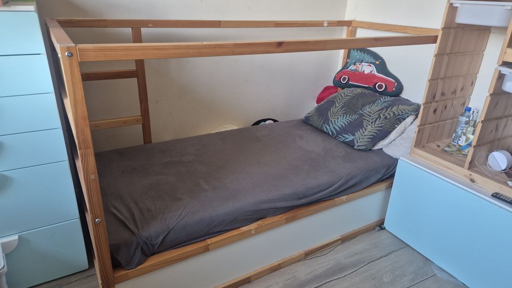 Łóżko piętrowe kura ikea