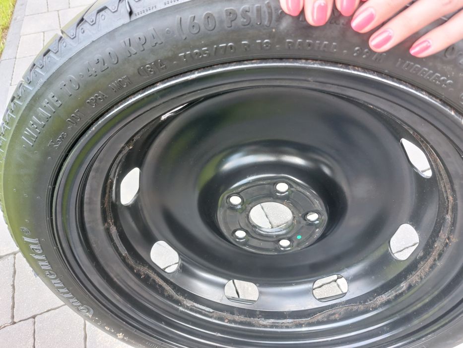 Koło dojazdowe R18 Audi 5x112