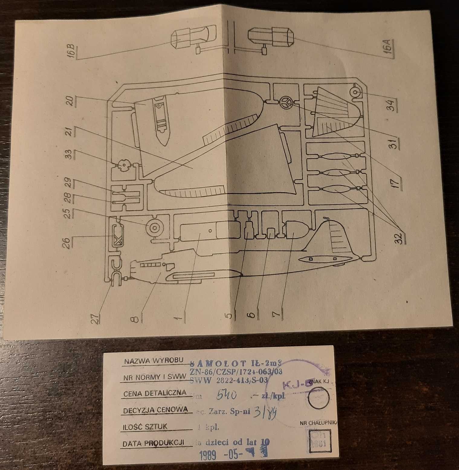 ZTS Plastyk IŁ2M3 model plastykowy 1:72