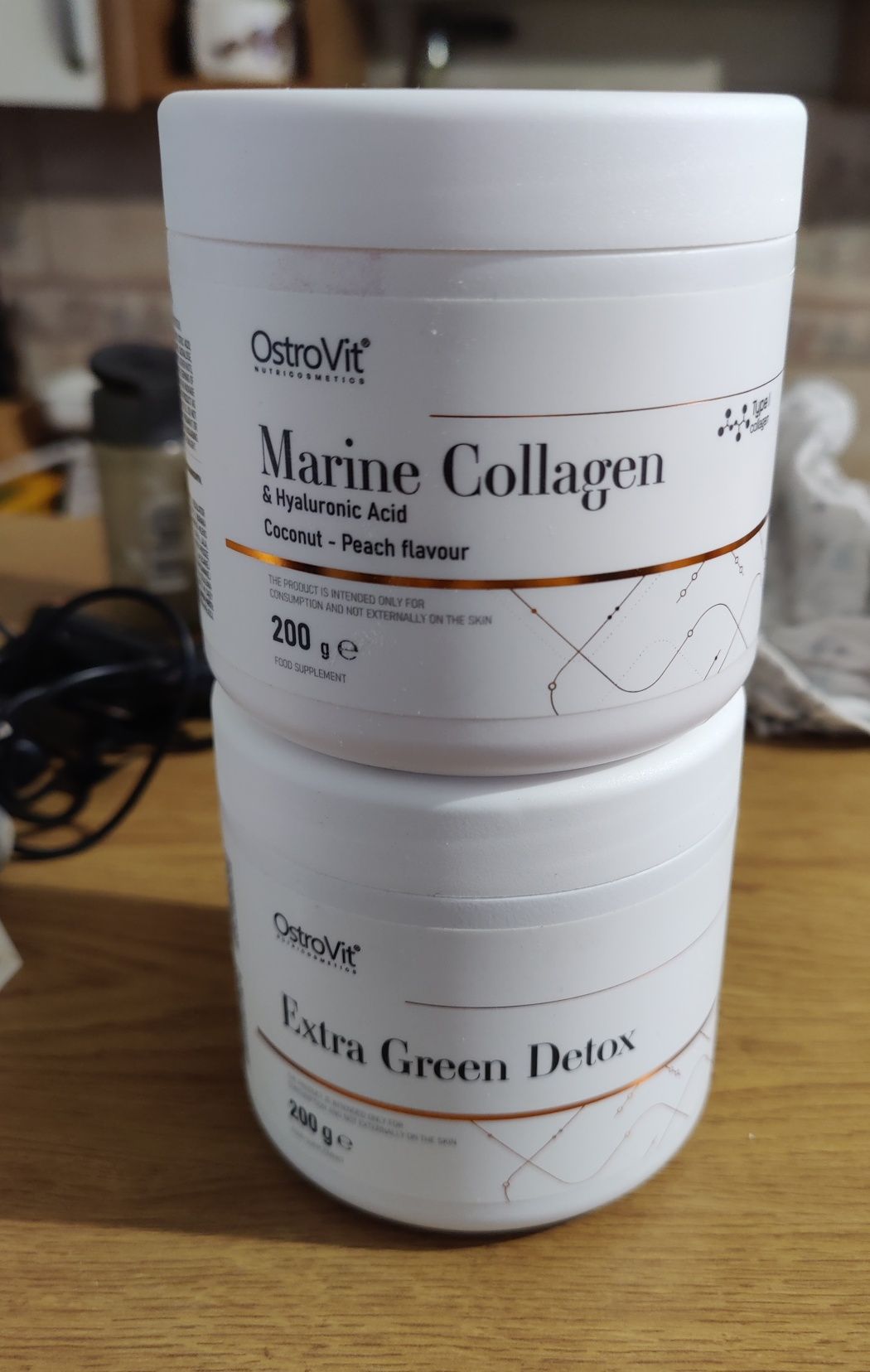 Ostrovit marine collagen extra green detox