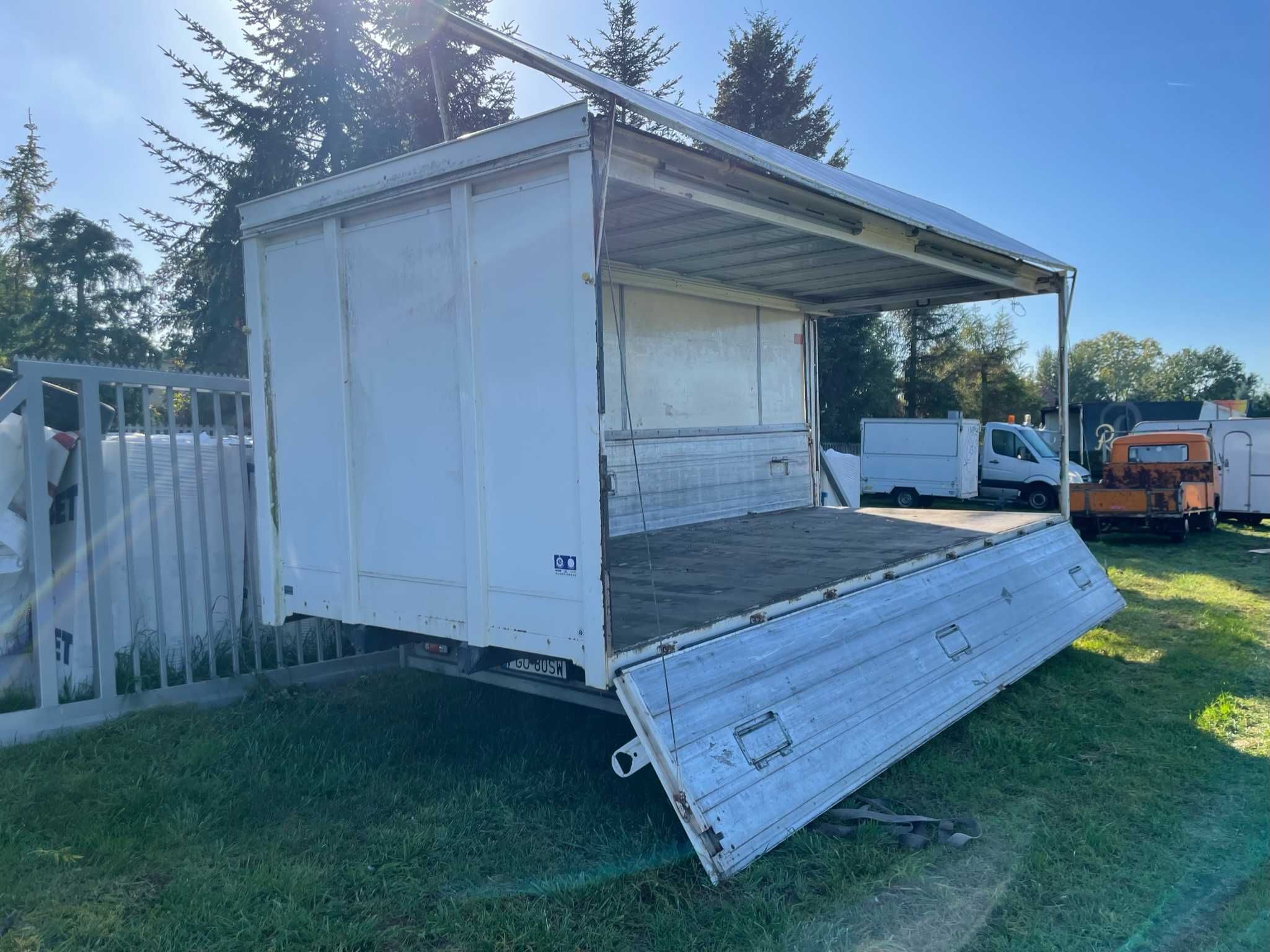 KONTENER OTWIERANY dwustronnie Minibar Foodtruck 2.45m X 6.35m X 2.00m