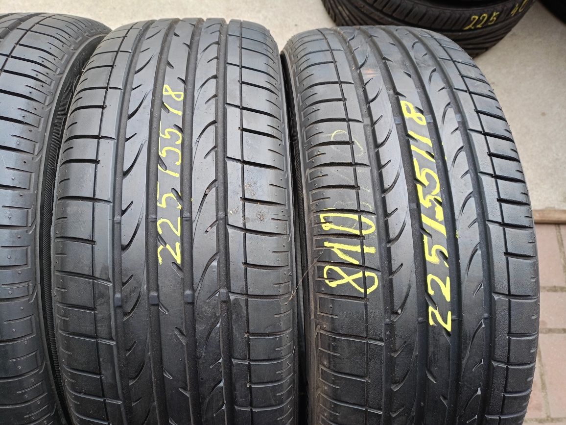 Opony letnie 225/55r18 Bridgestone 7mm 810