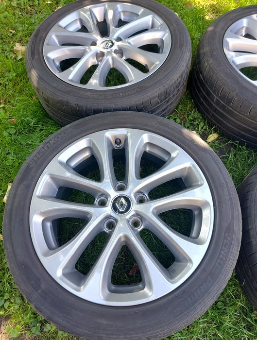Felgi Renault Megane 4 IV oryginalne, czujnik opony Hankook 205/50 R17