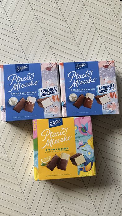 3x ptasie mleczko G Wedel