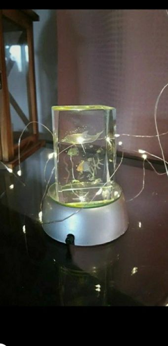 Lampka nocna szklana