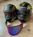 2 x Kask motocyklowy LS2 RAPID/EVO + szybka