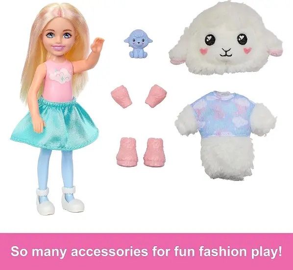 Барби Челси Сюрприз в костюме Ягнёнка Меняет цвет Barbie Cutie