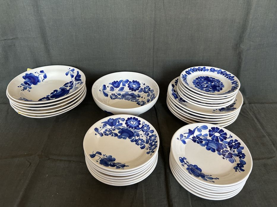 Komplet talerzy / zastawa stołowa Fajans Włocławek