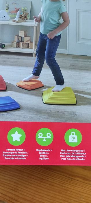 Brinquedo pedras de equilíbrio