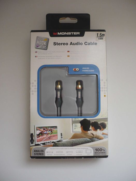 Monster cabo audio 1.5mt
