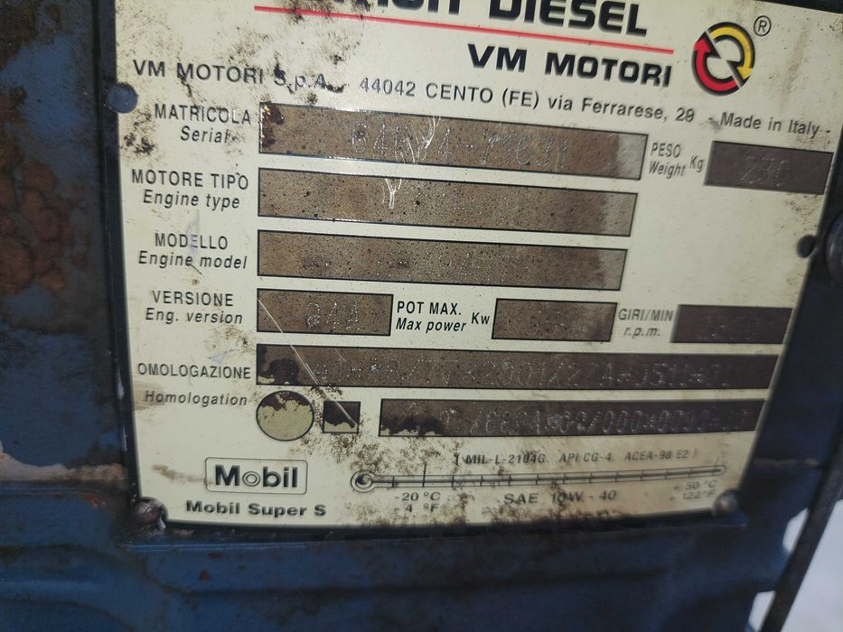 Silnik  vm motori  64 b zamiatarka