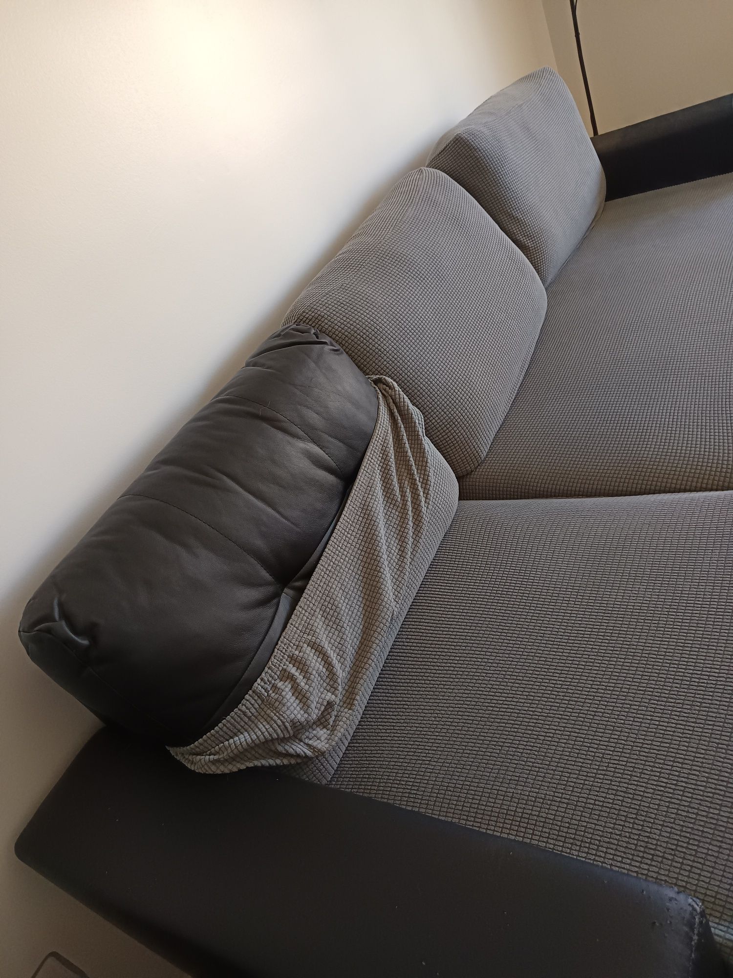 Sofá cama chaise longue preto