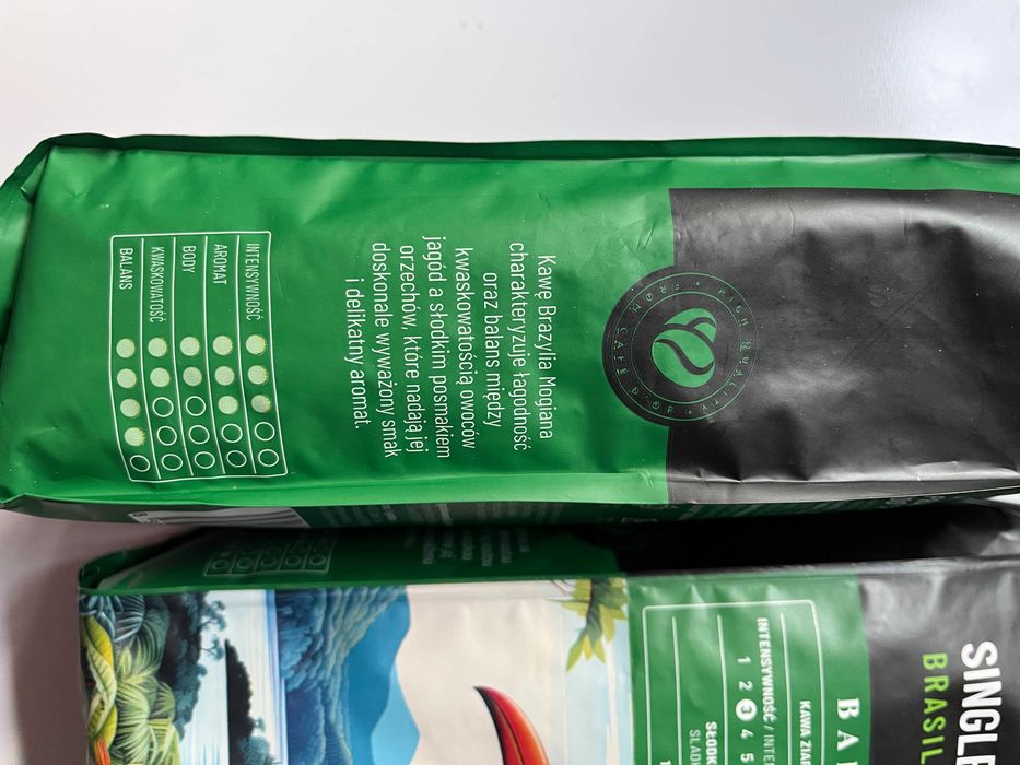 kawa ziarnista Brazylia Mogiana 3 opak po 500 g -1,5 kg