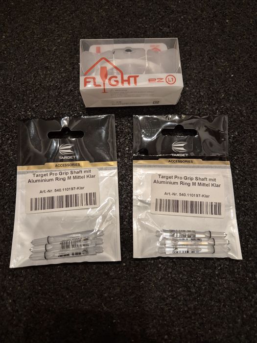 Piórka L-style i shafty Target