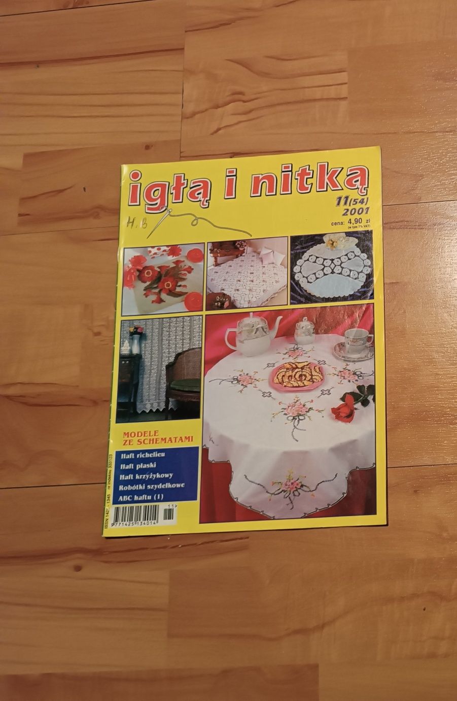 Czasopismo kolekcjonerskie igłą i nitką nr 11/2001
