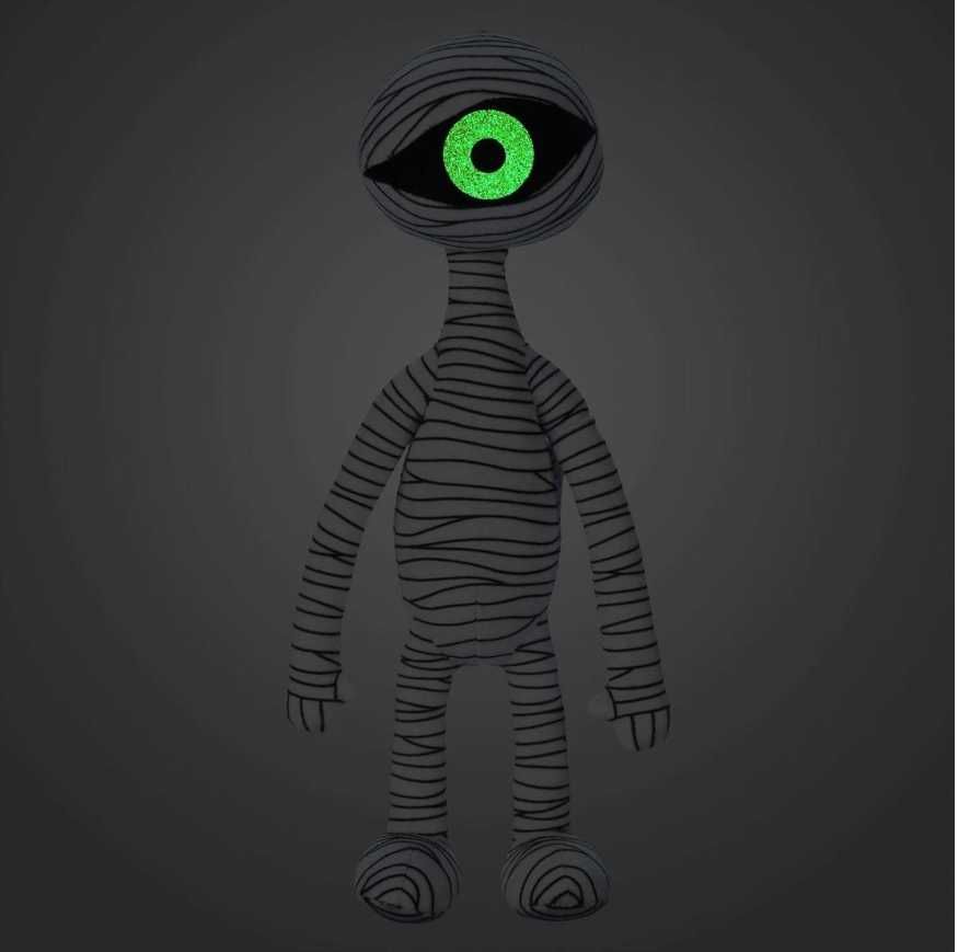 Maskotka mumia Disney Nightmare Before oko świecące w ciemności