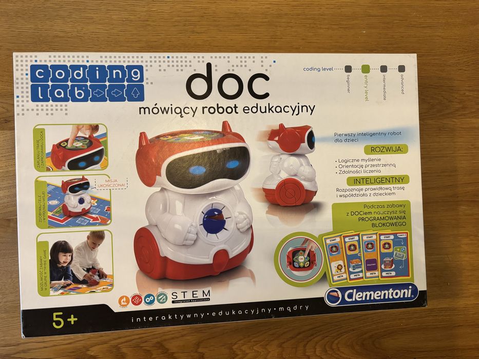 Mówiący robot edukacyjny Doc - gra interaktywna