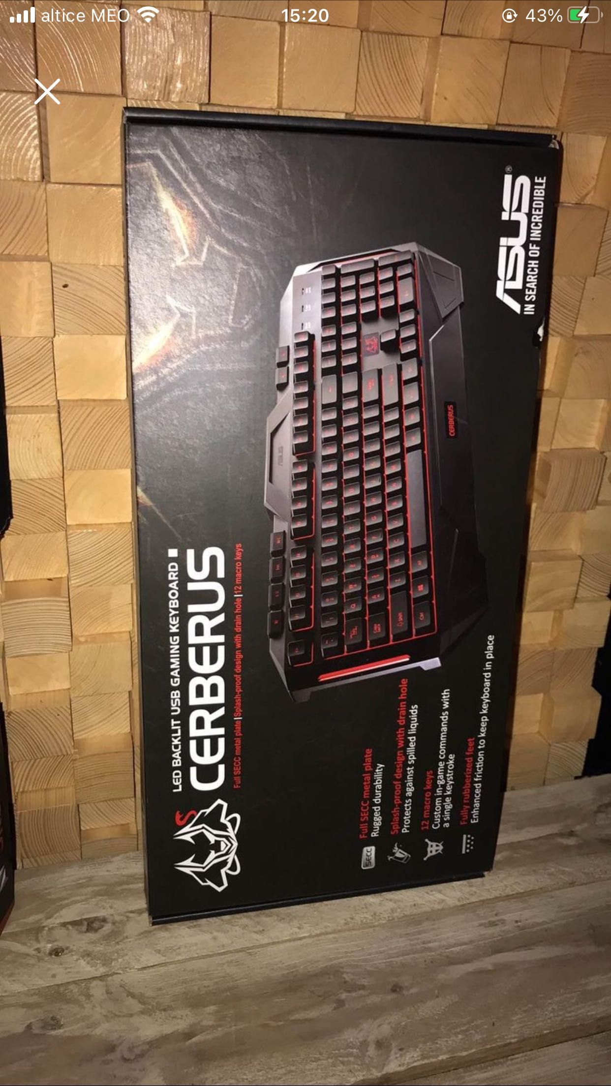 Teclado cerberus gamer