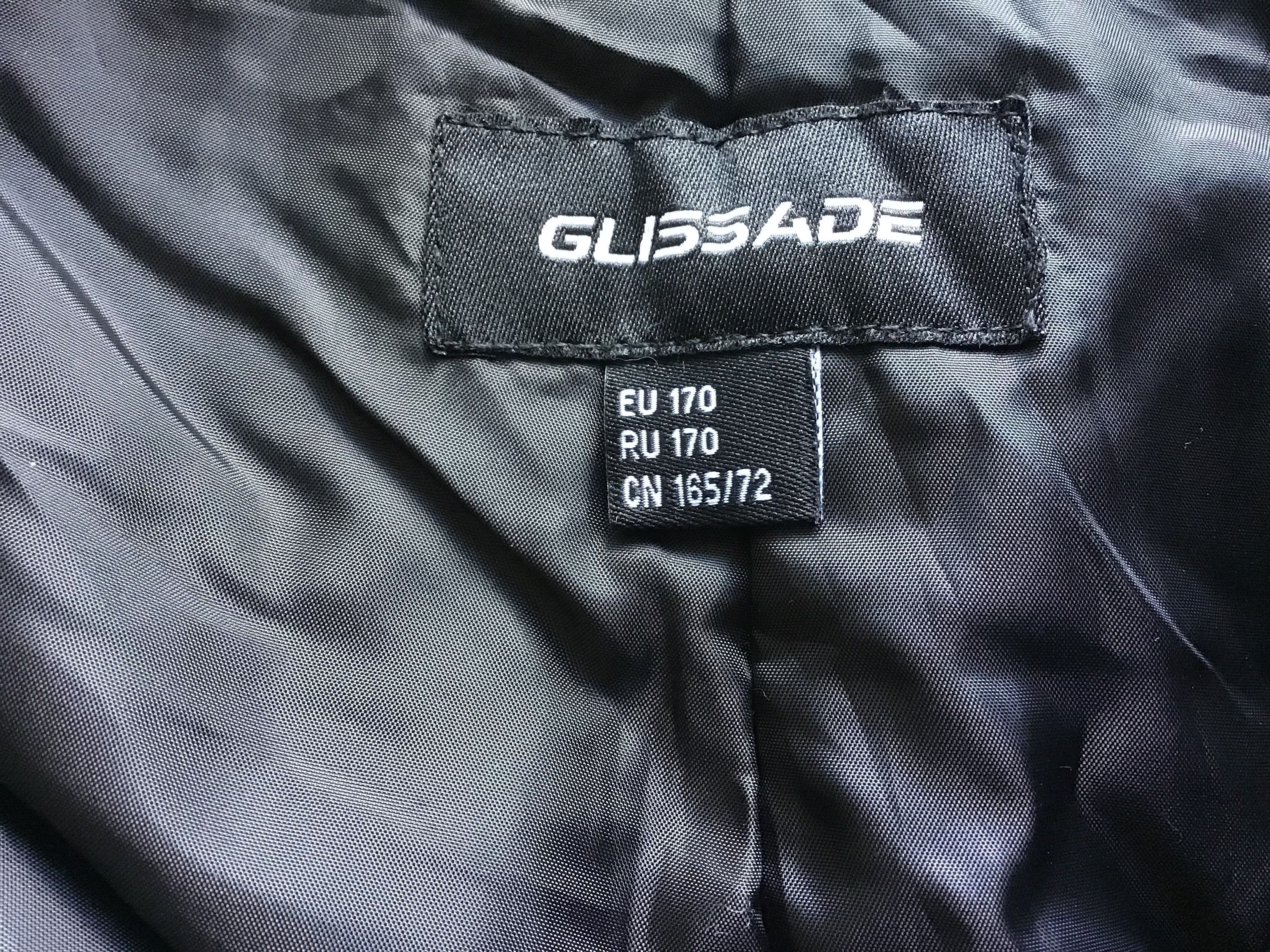 Лыжные штаны женские на рост 170 см черные, GLISSADE