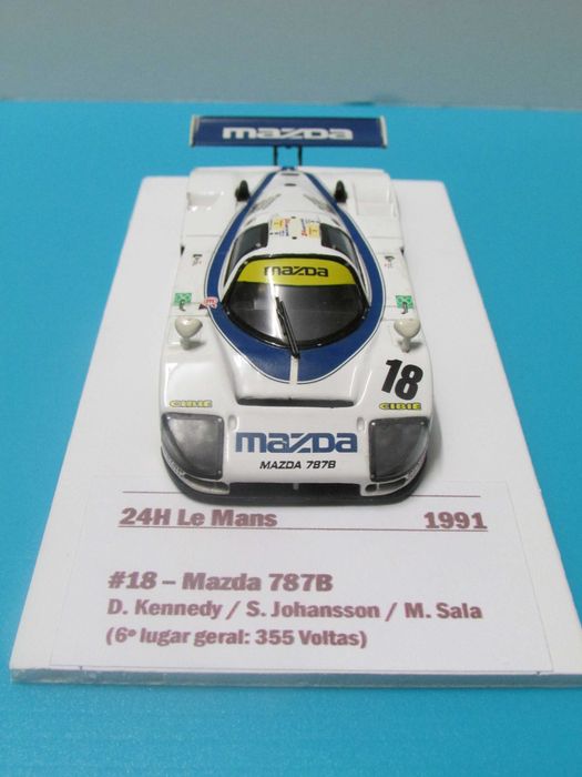Mazda 787 B #18 - 24 h Le Mans 1991 - Miniatura Onyx esc 1/43