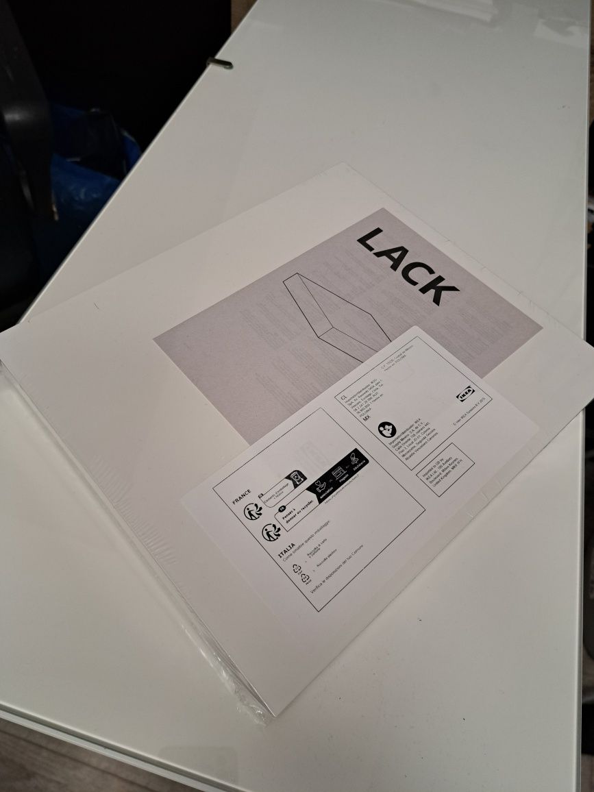 Biała półka LACK IKEA