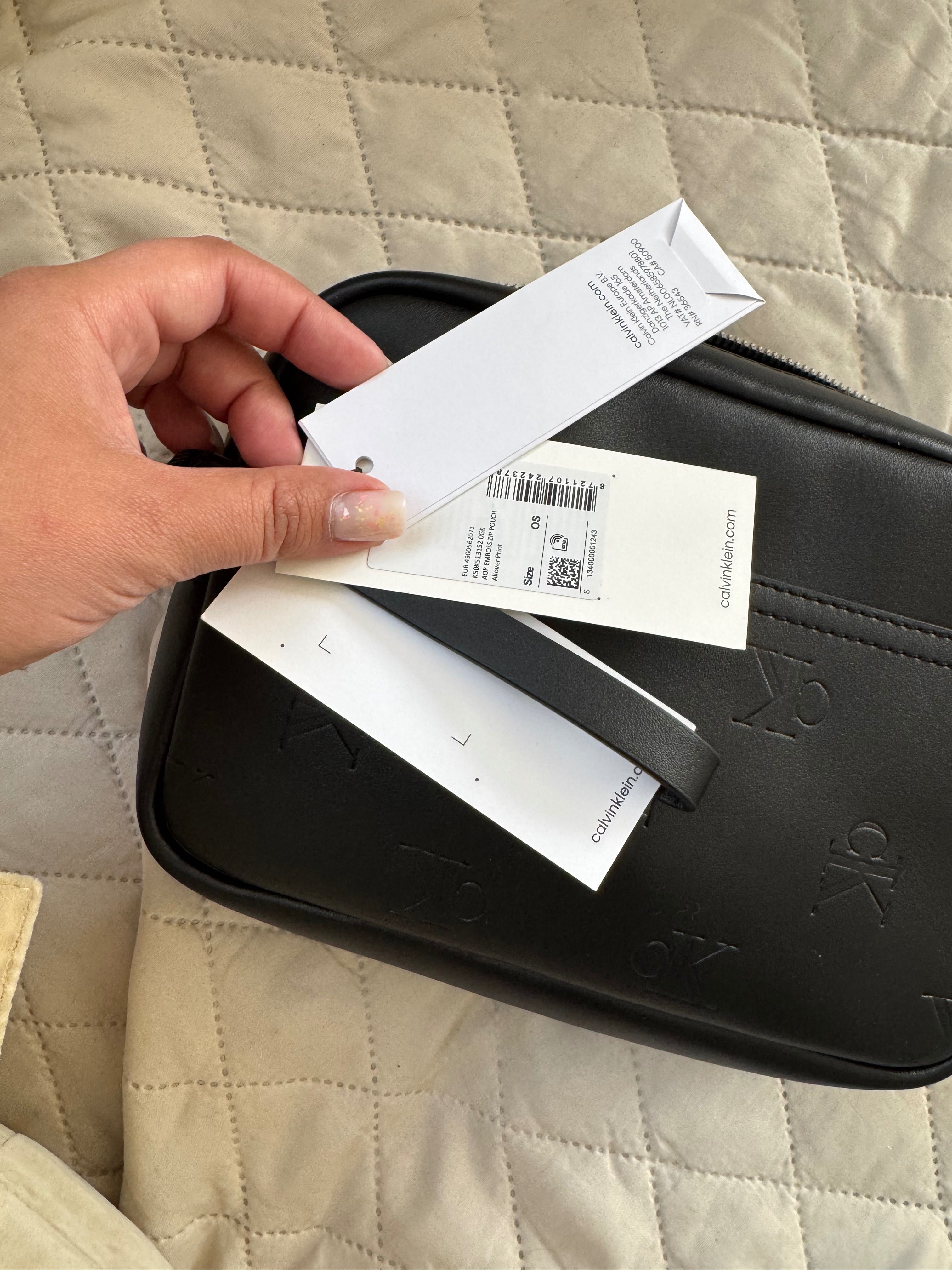 Плоска чоловіча сумка, барсетка Calvin Klein
