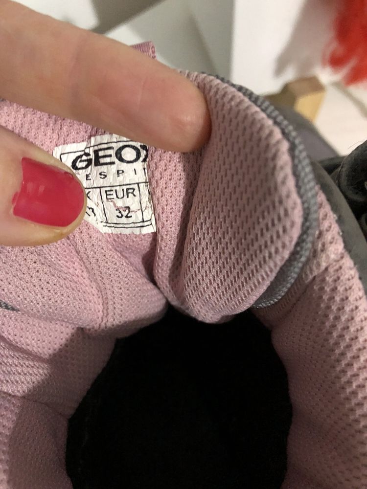 Buty zimowe geox rozm 32 dla dziewczynki