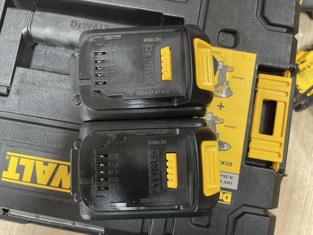 Dewalt DCD709 + DCF809 / набір безщіткових шуруповертів Девольт