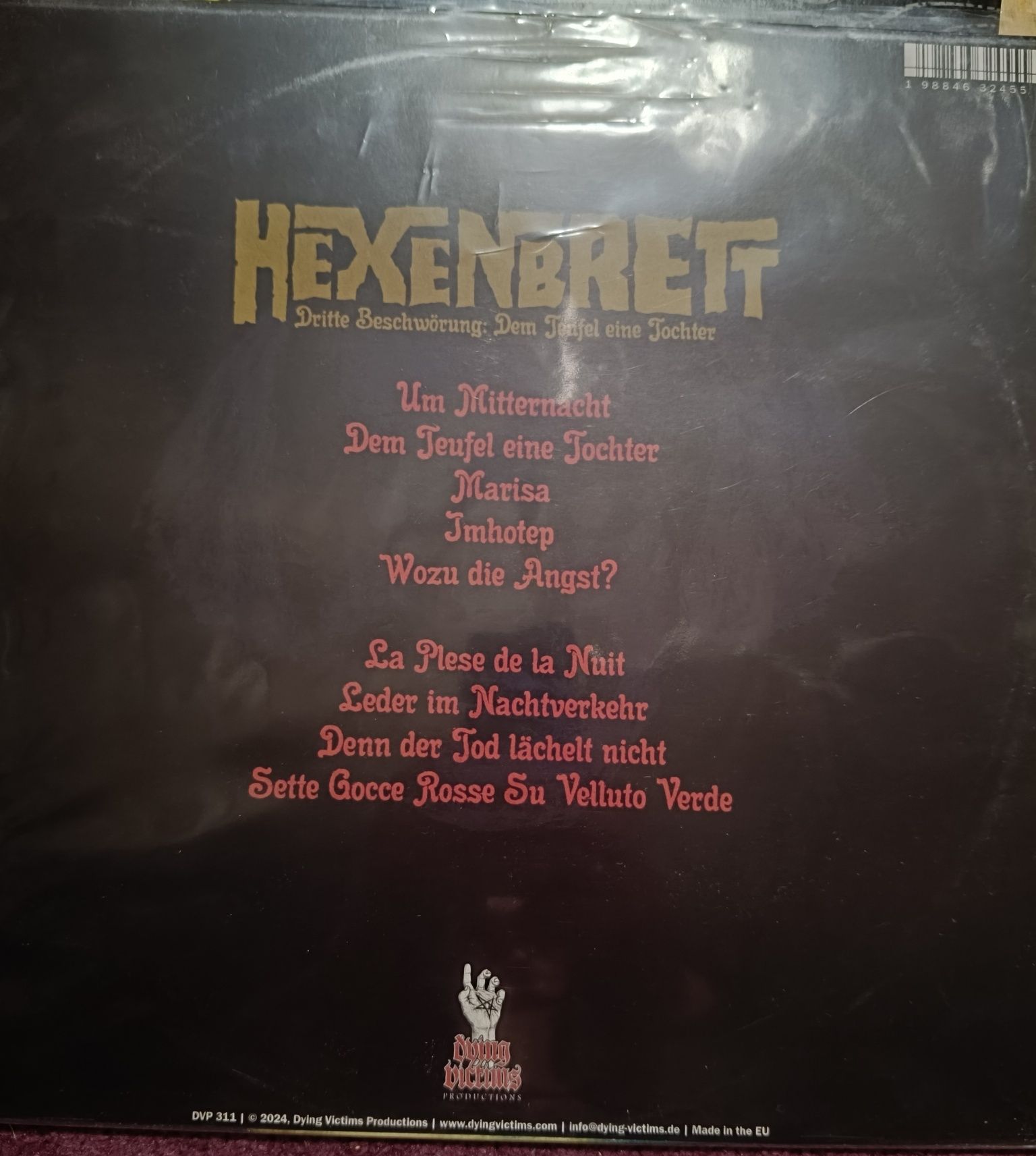 Hexenbrett - Dritte Beschwörung: Dem Teufel Eine Tochter review winyl