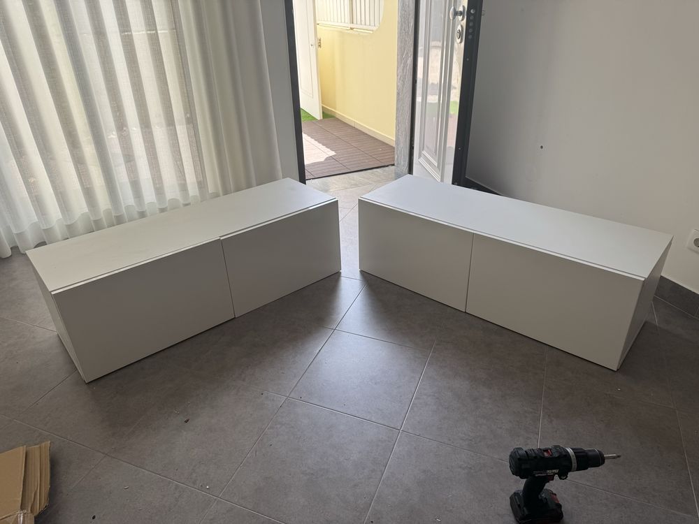 2 Moveis ikea para tv