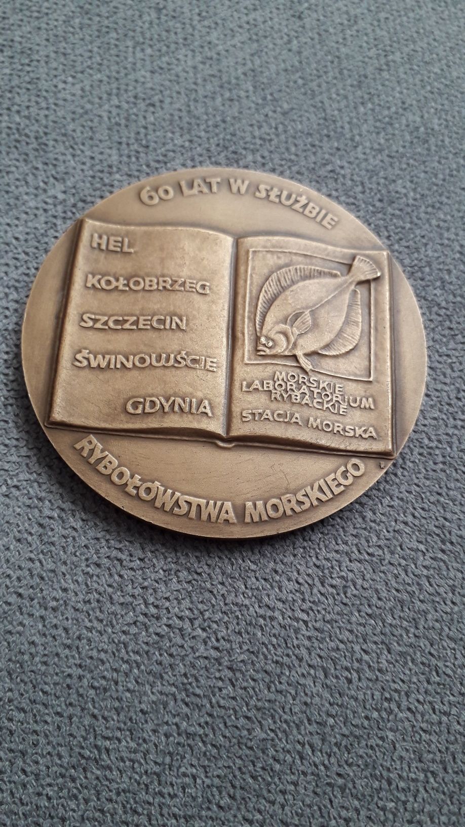 Medal pamiątkowy Instytut Rybołustwa Morskiego Gdynia