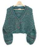 Sweter narzutka crop oversize Pull&Bear S