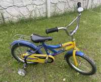 Rowerek rower Scorpio Basic 16 cali dla dzieci z bagażnikiem