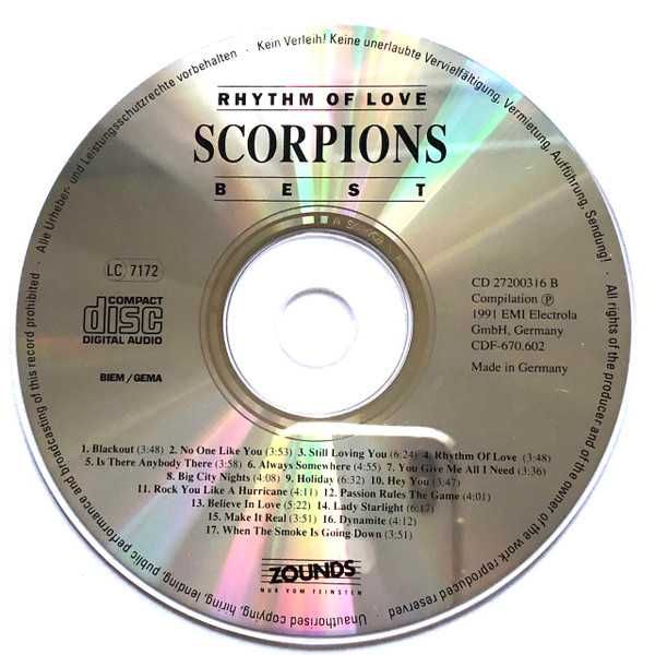 Scorpions – Rhythm Of Love - Best (ZOUNDS)