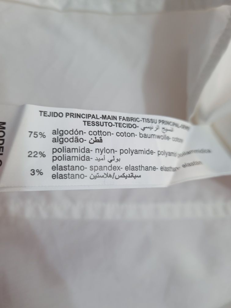 Biała haftowana koszula Punt Roma xxl