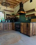 piękne stare drewno deski na ścianę sufit lamele panele styl farmhouse