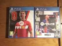 Jogos ps4 FIFA 21 e FIFA 18