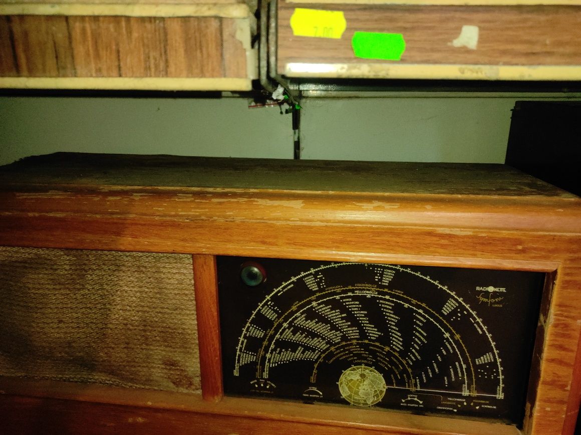 Stare radio lampowe Radionette Symfoni Luksus