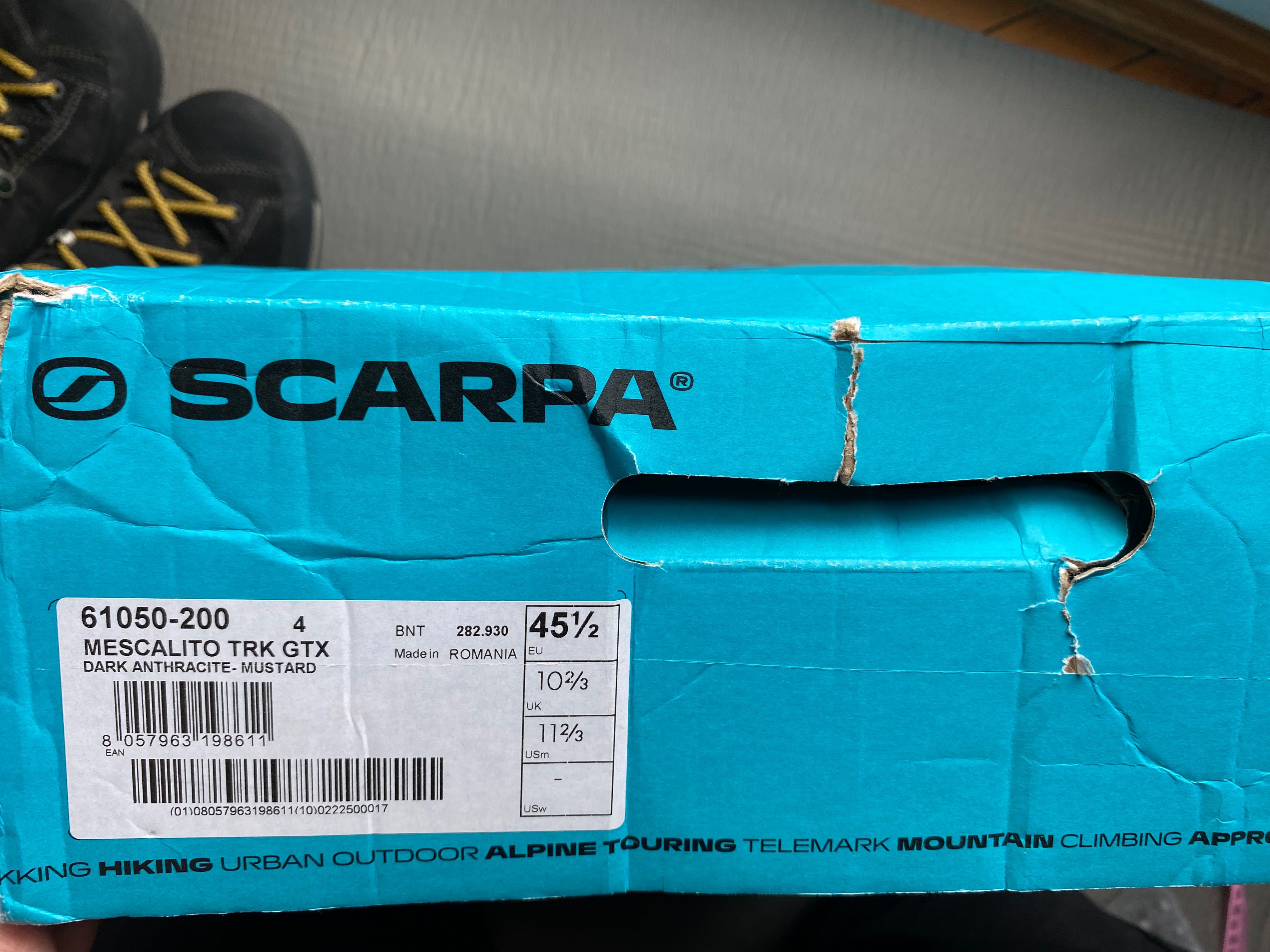 Buty Scarpa Mescalito Trk GTX r.45,5
