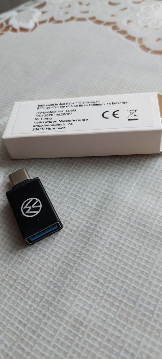 Перехідник USB на Тipe С Фольксваген