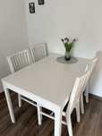 Stol z krzeslami ikea