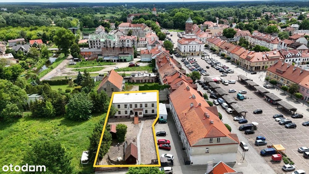 Nieruchomość przy Rynu w Pułtusku obok Zamku i Starówki inwestycyjnie