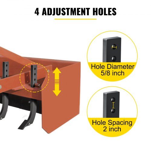 Eixo de Faca para Escarificador 18", 4 Furos