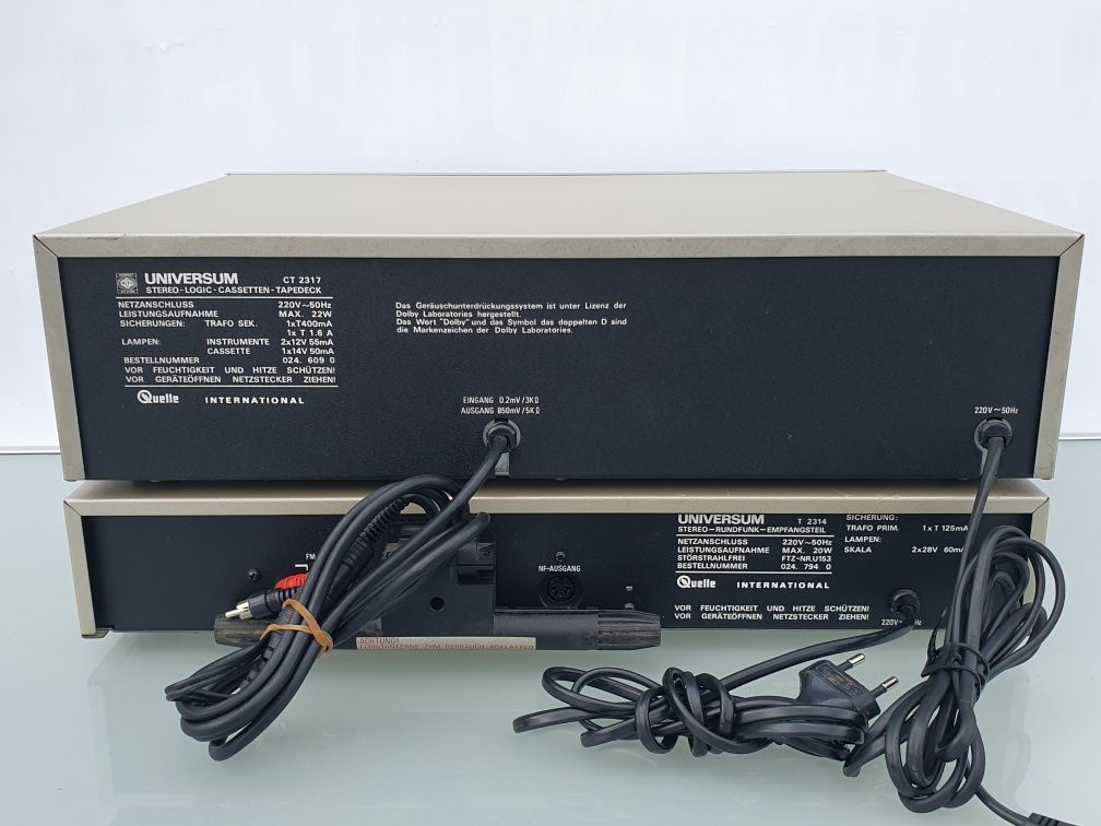 Magnetofon kasetowy Universum seria 7500 plus tuner