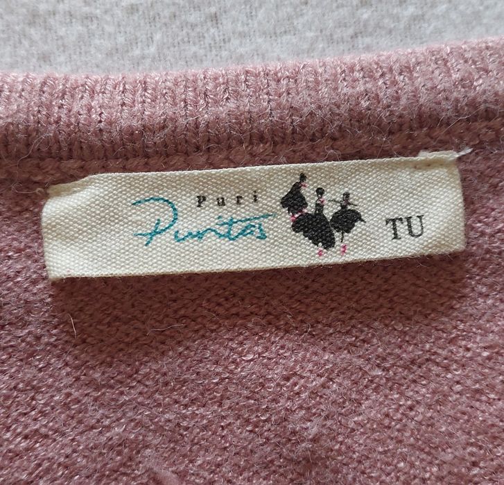 Camisola Malha Rosa c/ Folho, TM