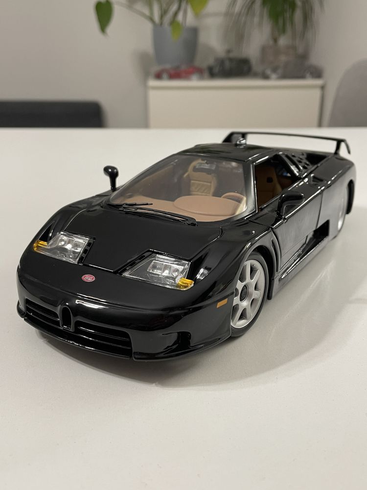 Model Bugatti Dauer EB110 SuperSport SS 1/18 Maisto jak Bburago Solido