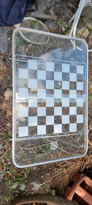 Stary stolik Prl Polsport Stół Szachowy